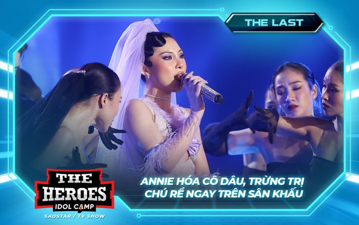 Annie hóa cô dâu lạnh lùng, 'trừng trị' chú rể ngay trên sân khấu