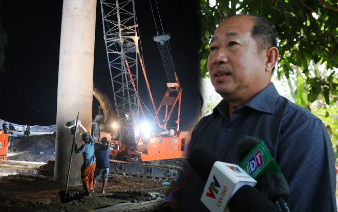 Bé trai 10 tuổi rơi xuống trụ bê tông tiên lượng xấu, sẽ nội soi xác định vị trí bé sau khi đưa trụ lên