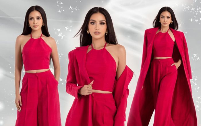 Ngọc Châu chơi nguyên cây hồng đổ bộ Miss Universe: Thanh thoát nhẹ nhàng tựa một đoá hoa sen