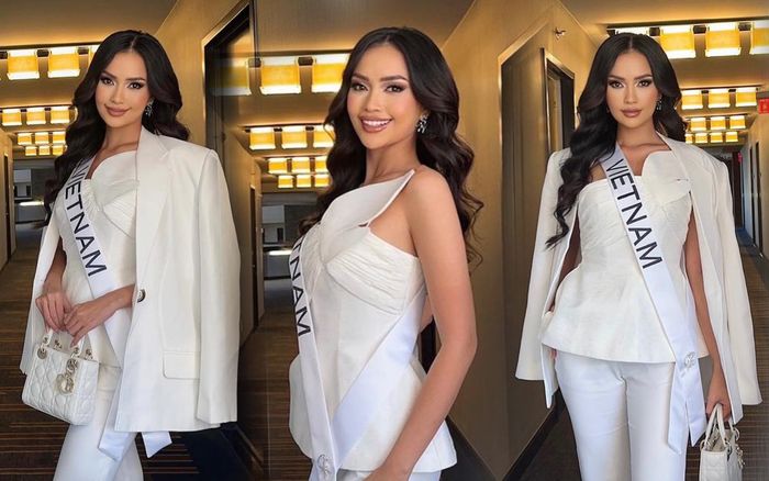 Chán chê màu nổi, Ngọc Châu tinh khôi với cây trắng, fan khen hết lời: Miss Fashion là đây