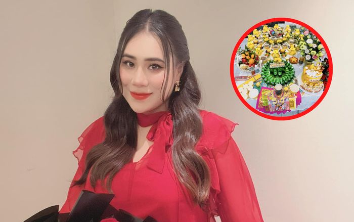 Hồ Bích Trâm tổ chức tiệc đầu tháng cho quý tử, hé lộ tên thật của con trai