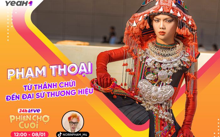 TikToker Phạm Thoại hành trình từ 'Thánh chửi' đến đại sứ thương hiệu của 24h Live Phiên Chợ Cuối