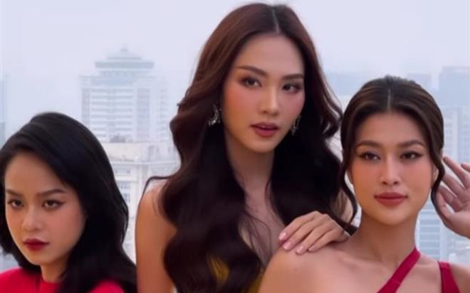 Đứng chung khung hình với 'đàn chị', nhan sắc Hoa hậu Thanh Thủy liệu có bị lép vế?