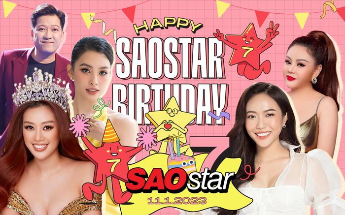 Nghệ sĩ Trường Giang, Diệu Nhi, Hoa hậu Khánh Vân cùng dàn sao chúc mừng sinh nhật SAOstar
