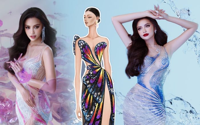 Một cú lừa, Ngọc Châu chốt hạ váy dạ hội 'giấc mơ của bướm' cho đêm bán kết: 'Sen' đã giải cứu thành công
