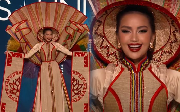 Ngọc Châu mang 'Chiếu Cà Mau' đến sân khấu Miss Universe: Visual sáng bừng, ai làm lại chị?