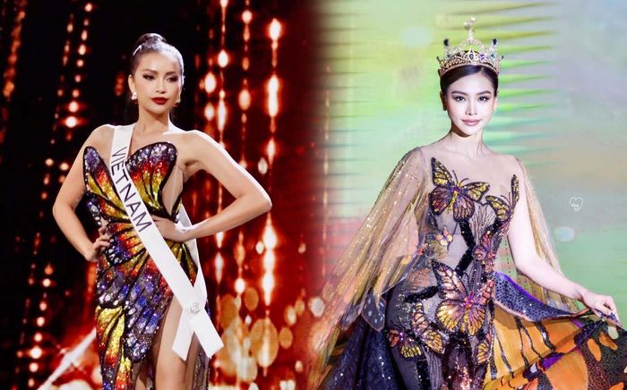 Miss Grand đăng Engfa Waraha diện thiết kết 'na ná' Butterfly Effect: Muốn 'khịa' Ngọc Châu hả?