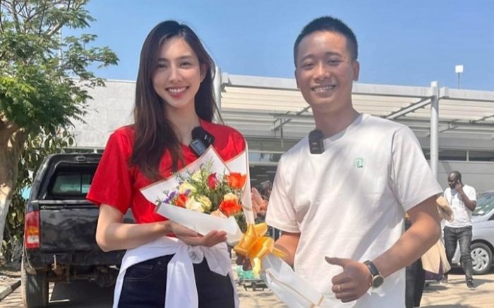 Thùy Tiên 'bắt trend' nhạc Tết, dân mạng bất ngờ gọi tên Quang Linh Vlog