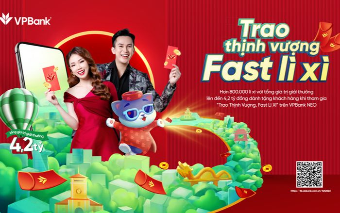 VPBank tri ân khách hàng 'Cơn mưa lì xì' lên đến 4,2 tỷ đồng