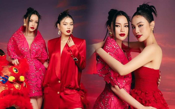 Top 3 Miss Universe Vietnam 2022 tung bộ ảnh mừng xuân: Visual sáng bừng, 'dính' hơn keo