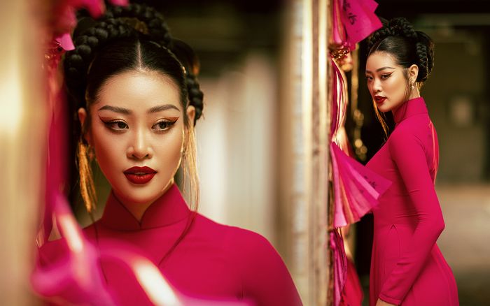 Hoa hậu Khánh Vân đầy khí chất trong bộ ảnh đón xuân Quý Mão: Xứng đáng được gọi là 'đệ nhất áo dài'