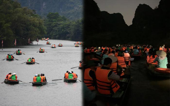 Thực hư thông tin Tràng An bị tắc thuyền khiến du khách mắc kẹt đến 12h đêm chưa thể vào bờ