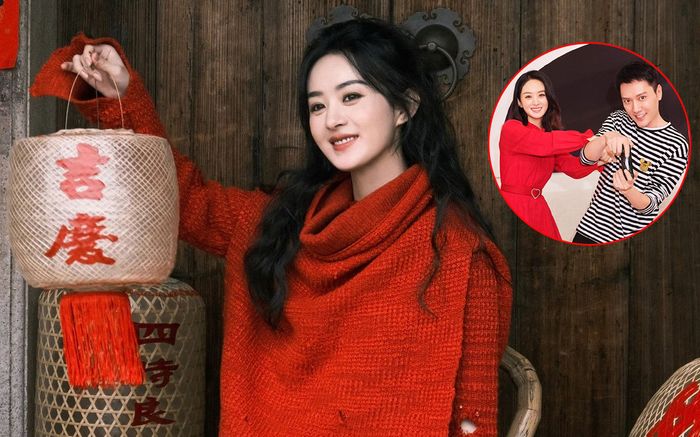 Triệu Lệ Dĩnh lộ diện với trang phục cưới độc lạ, xác nhận tái hợp Phùng Thiệu Phong?