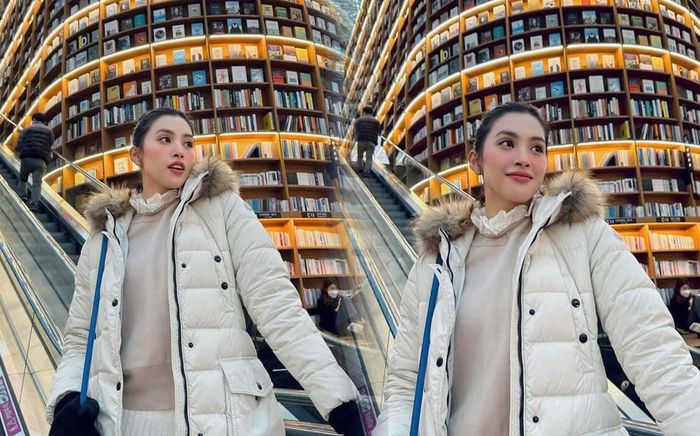 Hoa hậu Tiểu Vy khoe sắc trên đường phố Hàn Quốc: 'Chặt đẹp' dàn idol Kpop