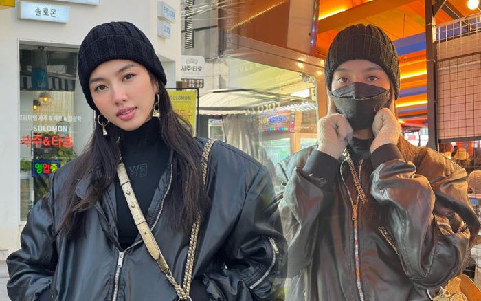 Thùy Tiên sang Hàn du lịch: Đi tới đâu là fan rần rần tới đó, vừa đẹp vừa sang - lang thang dạo phố