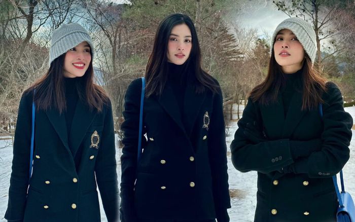 Hoa hậu Tiểu Vy diện nguyên cây đen tại Hàn: Best toàn tập chứ không riêng gì Best Face