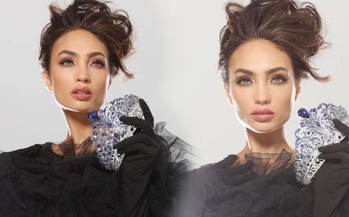 Tân Hoa hậu Hoàn vũ 'bắn ảnh' cùng vương miện danh giá: Khí chất ngời ngời như minh tinh màn ảnh