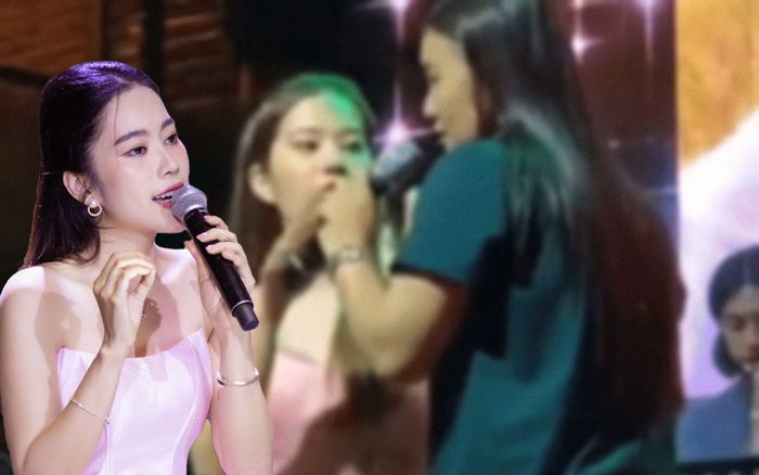 Nam Em ghi điểm với hành động giúp đỡ fan tránh việc hát trật nhịp trên sân khấu