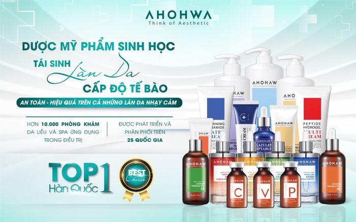 Khởi nguồn kỷ nguyên mỹ phẩm sinh học cùng dược mỹ phẩm Ahohaw