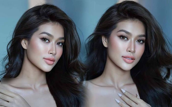 Hết làm em gái Khánh Vân, Hoa hậu Thiên Ân 'biến hóa' thành Phạm Hương với tông makeup sắc sảo