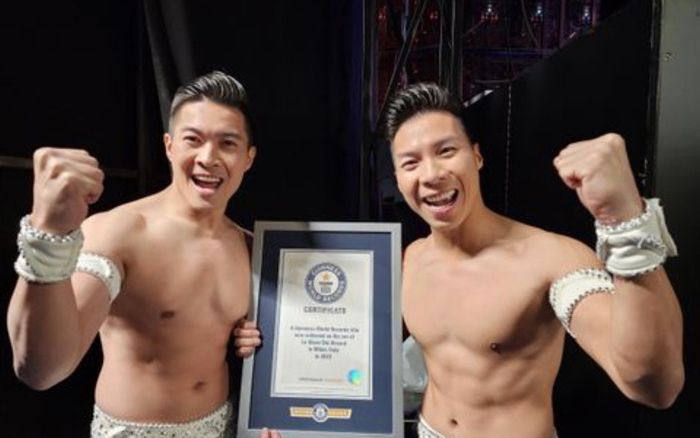 Quốc Cơ - Quốc Nghiệp chính thức phá kỷ lục thế giới ở Italy