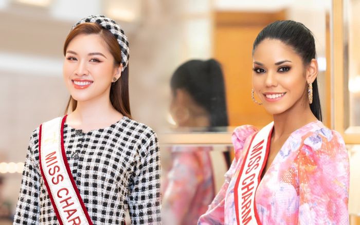 Đại diện Puerto Rico thất lạc hành lý, Miss Thân Thiện - Thanh Thanh Huyền liền ra tay giúp đỡ