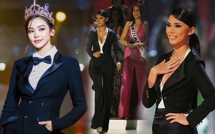 Hoa hậu Engfa Waraha bị tố đạo nhái Miss Universe 2007, netizen bức xúc: 'Nhìn như phiên bản lỗi'