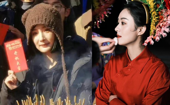 Dương Mịch xuất hiện với khuôn mặt chảy xệ sau ồn ào hẹn hò, nhan sắc ngày càng thua Triệu Lệ Dĩnh