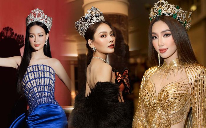 Khi các Người đẹp Nhân ái đi thi quốc tế: Thùy Tiên - Bảo Ngọc 'giật' crown, còn Mai Phương thì sao?