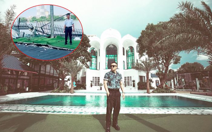 Vũ Khắc Tiệp gặp 'vận đen' đầu năm, cổng biệt thự triệu đô bị tông sập