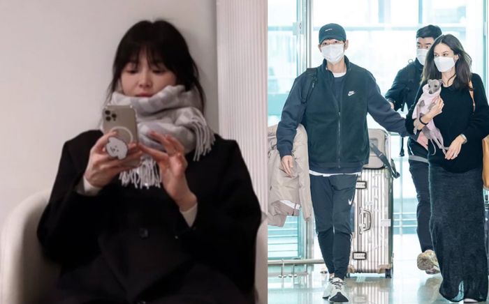 Song Hye Kyo bị soi có hành động 'dằn mặt' Song Joong Ki sau khi dắt vợ mới sang nước ngoài?