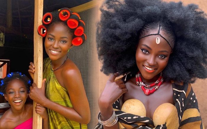 Ngắm nhìn nhan sắc như tranh vẽ của người đẹp Ghana: Mẹ 2 con vẫn đẹp 'bất chấp'