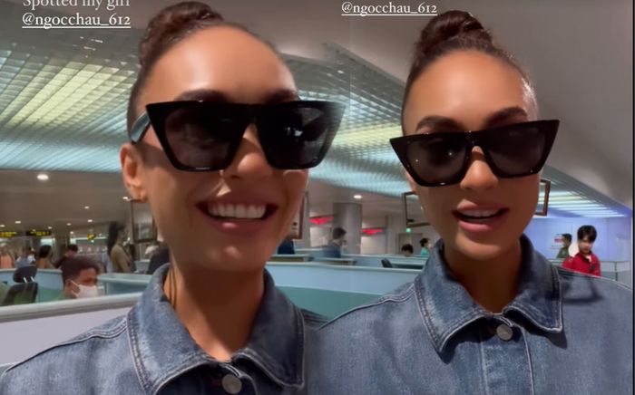 Phản ứng của đương kim Miss Universe khi 'gặp' Ngọc Châu tại Việt Nam: 'Miss thân thiện' gọi tên chị