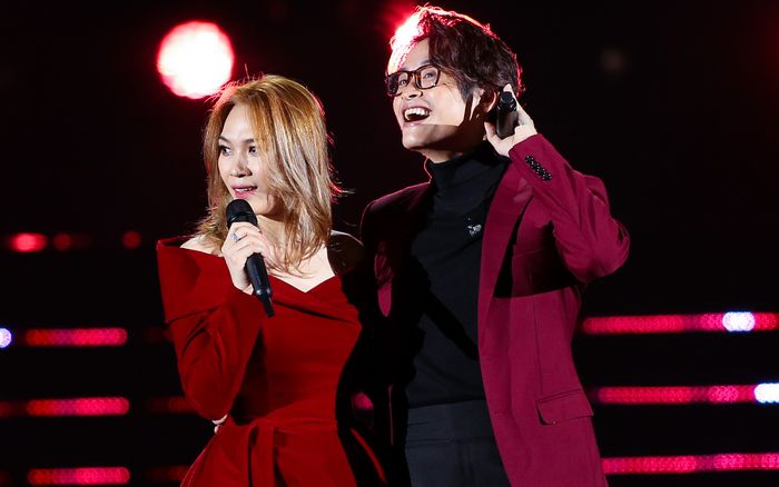 Không có mặt trong đêm nhạc của Hà Anh Tuấn, nhưng Mỹ Tâm vẫn được nam ca sĩ nhắc tên