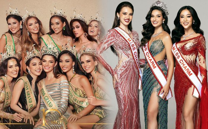 So kè bộ ảnh đăng quang của Miss Charm và Miss Grand International: Bên nào nhỉnh hơn?