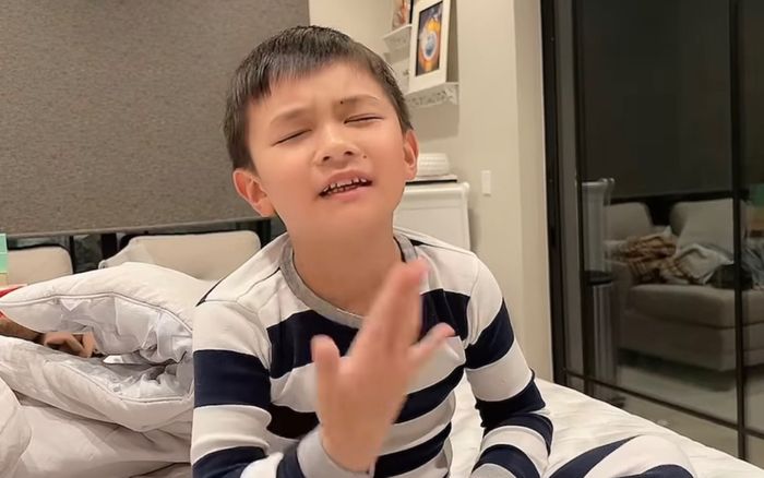Con trai Đan Trường trổ tài biểu diễn hơn người, tự tin hát hit của Đức Phúc