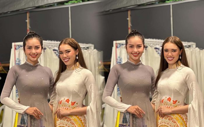 Hoa hậu Ngọc Châu đọ sắc vóc cùng Á hậu 1 Miss Charm: Dân tình chỉ đặt ra 2 nghi vấn