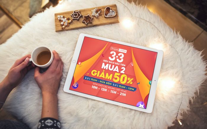 Mua 2 giảm 50%, chuyện khó tin nhưng thật chỉ có tại Shopee Live hôm nay