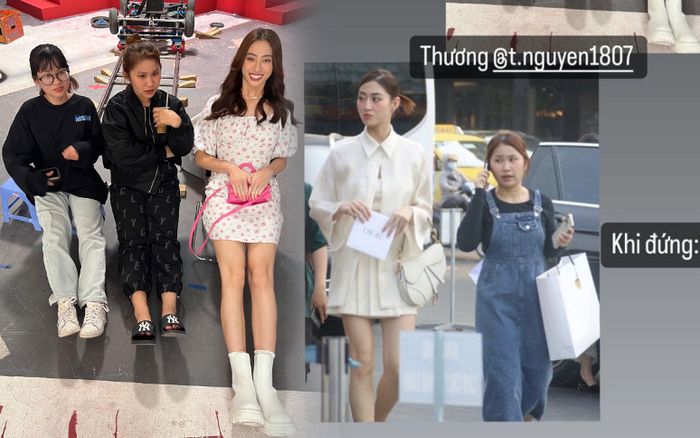 Đôi chân kiêu hãnh của Lương Thùy Linh khiến ai cũng e dè khi đứng cạnh: Tương lai còn dài hơn 1m22