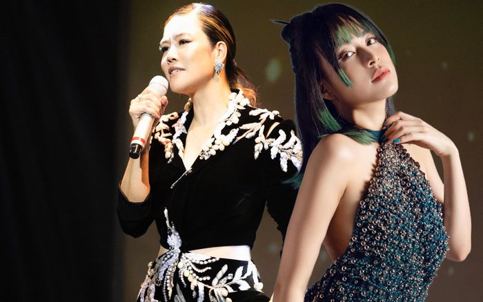 Xôn xao Thu Phương chế lời 'See Tình' của Hoàng Thùy Linh trên sân khấu