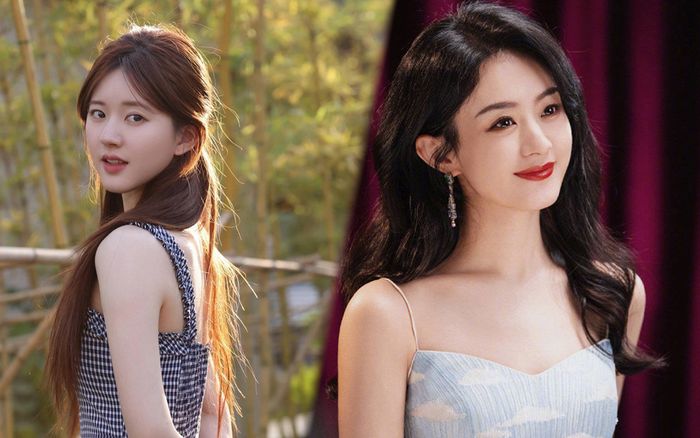 Đăng hình góc nghiêng giống Triệu Lệ Dĩnh, Triệu Lộ Tư bị nói 'ké fame' đàn chị