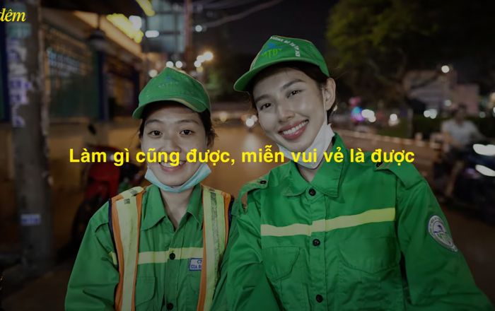 Sơ hở là đổi nghề, Thùy Tiên hóa lao công khiến fan cười tít mắt: Đích thị là nữ hoàng meme
