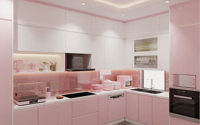 Phong cách sống thơ mộng cùng căn bếp mang sắc màu lãng mạn