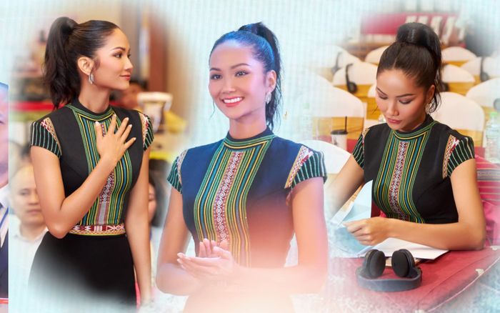 H'Hen Niê '5 lần 7 lượt' lên đồ họa tiết thổ cẩm nhưng không bao giờ bị chê một màu: Đỉnh quá đi