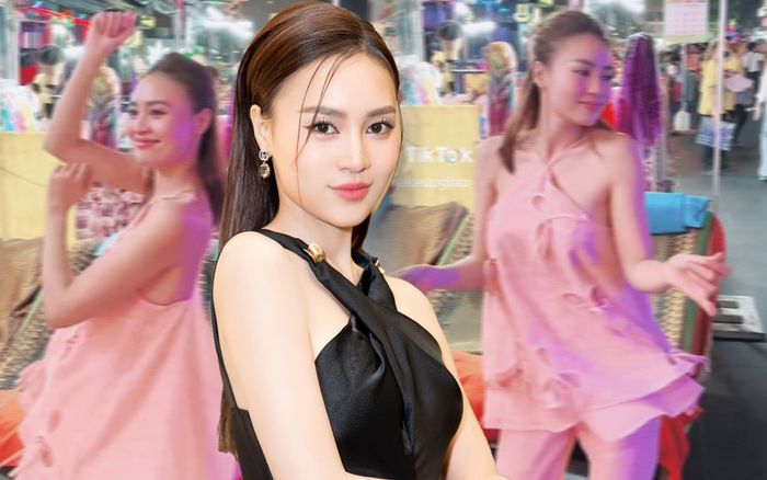 Vắng S.T Sơn Thạch, Ninh Dương Lan Ngọc 'quẩy nát nước' khu chợ Thái Lan: 'Xinh đẹp xin hãy bình thường'