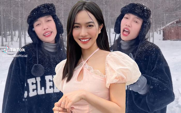 Diệu Nhi khoe giọng dưới trời tuyết, dân mạng: 'Cái lạnh cũng không bằng giọng hát của chị'