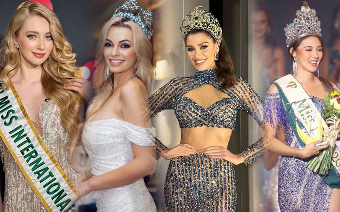 So kè 4 đương kim Hoa hậu quốc tế: Sắc vóc nổi trội, học vấn 'không phải dạng vừa'