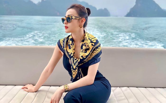 Diễn viên Phương Oanh khoe đường cong, Shark Bình khen ngợi: 'Xinh và ngon hẳn'