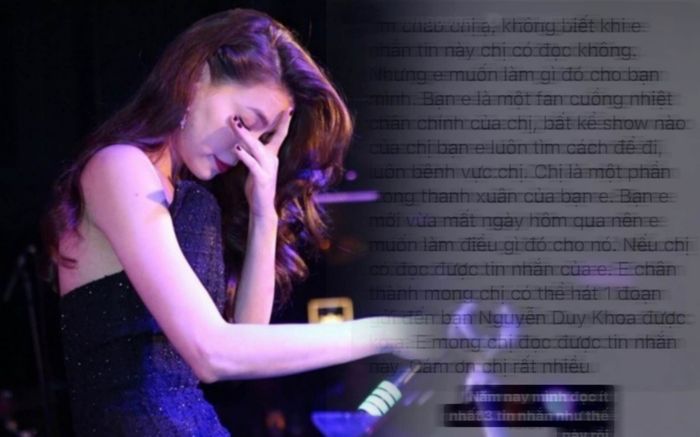 Nhận tin người hâm mộ ra đi mãi mãi, Hồ Ngọc Hà có chia sẻ gây chú ý