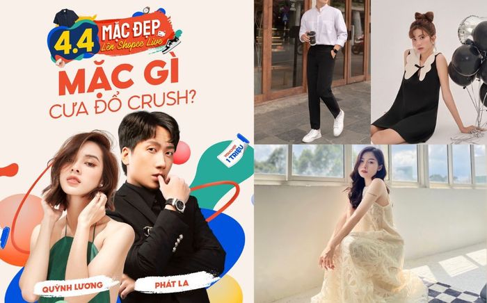 Siêu sale 4.4, Quỳnh Lương, Phát La cùng nhau tìm lời giải 'Mặc gì cưa đổ crush'